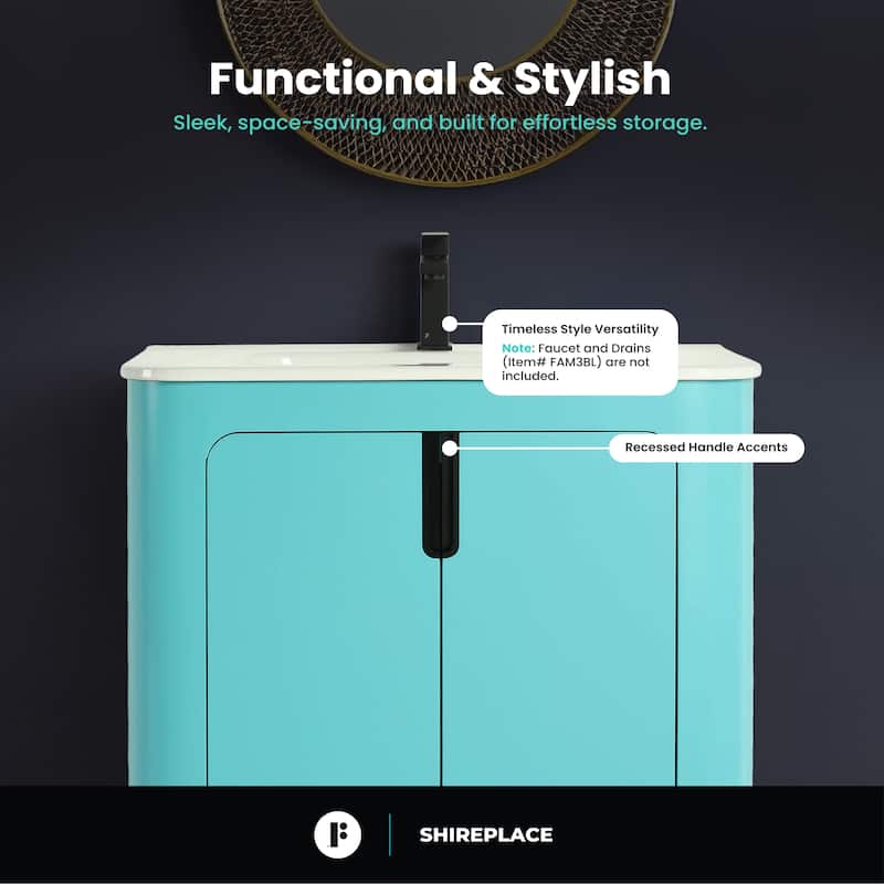 Fine Fixtures Shireplace Bathroom Vanity with Sink