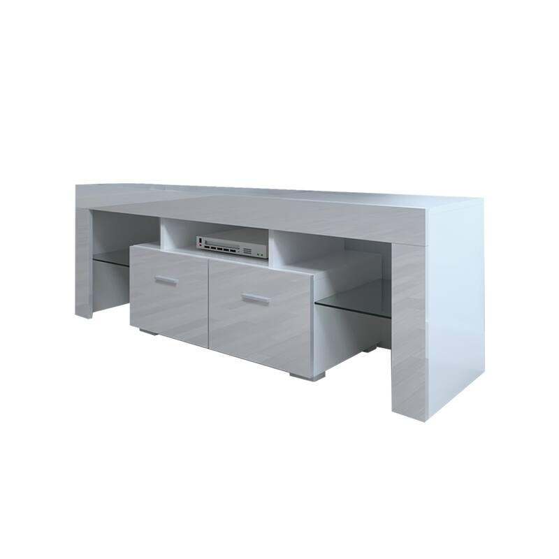 51" Household Decoration LED TV Cabinet with Two Drawers