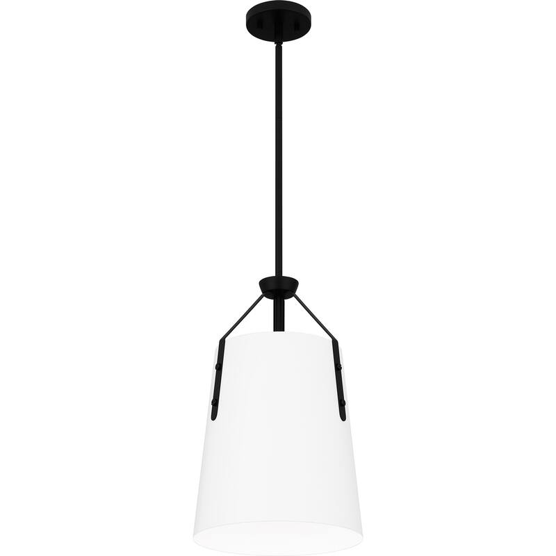 Faye 1-Light Matte Black Pendant Light