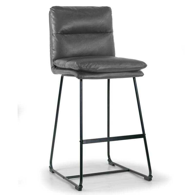 Set of 2 Aulani Upholstered Metal Frame Bar Stool