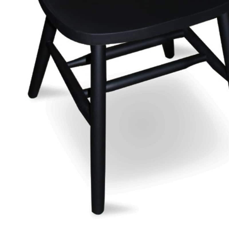 International Concepts Solid Wood Windsor Spindle Back Dining Chair