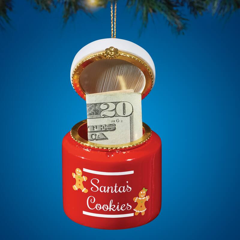 Charming Festive Trinket Christmas Ornament - Brown