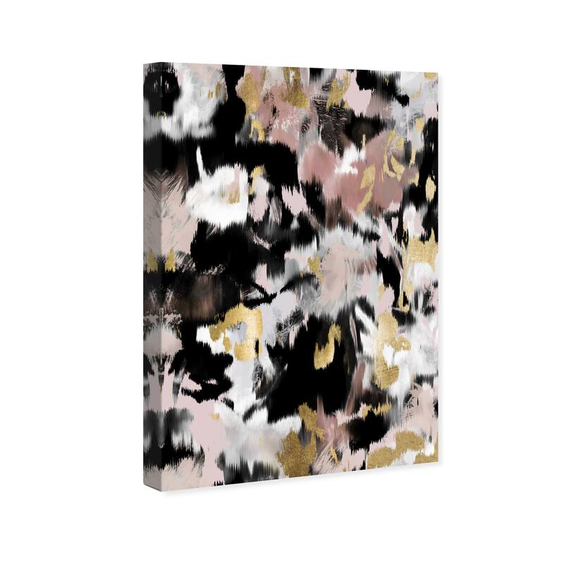 Wynwood Studio Abstract Binatta Pink and Light Pink Modern & Contemporary Wall Art Canvas Print