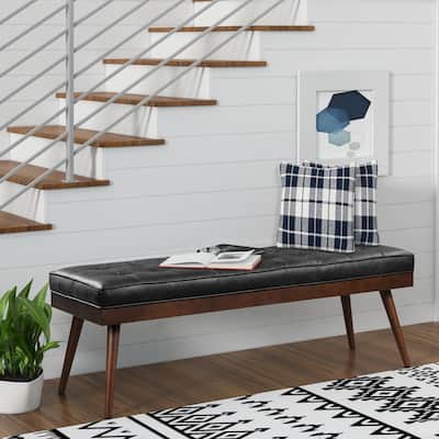 Poly and Bark Luca Bench - Genuine Italian Leather