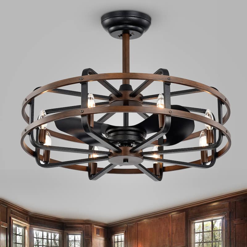 Carbon Loft Dassel 8-light 3-blade 29-inch Lighted Ceiling Fan