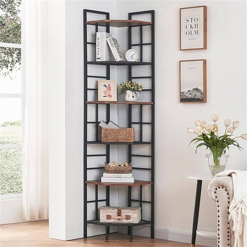 Corner Shelf - 16.5"D x 16.5"W x 76.9"H