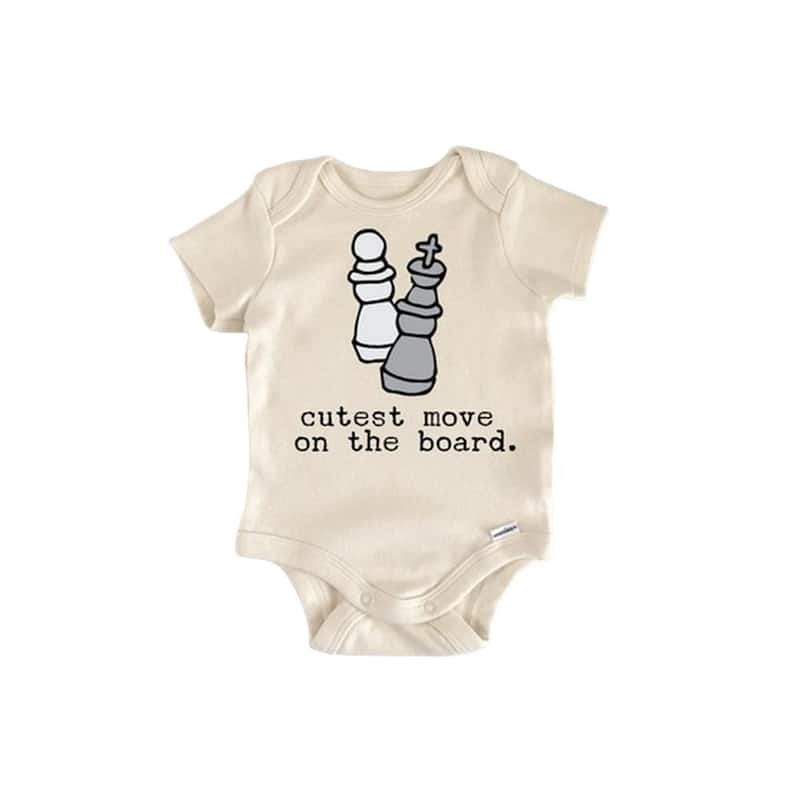 Chess - Baby Boy Girl Clothes Infant Bodysuit Funny Cute Newborn