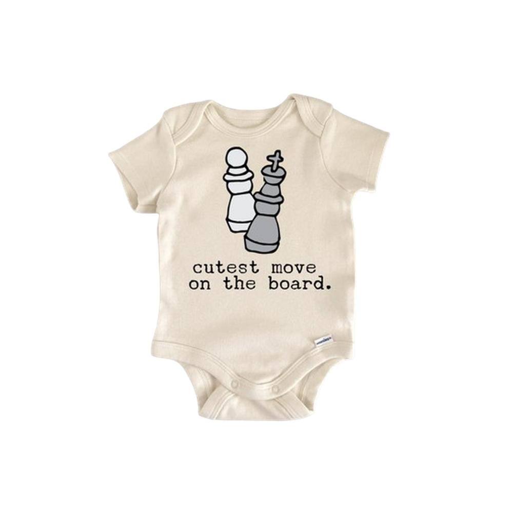 Chess - Baby Boy Girl Clothes Infant Bodysuit Funny Cute Newborn