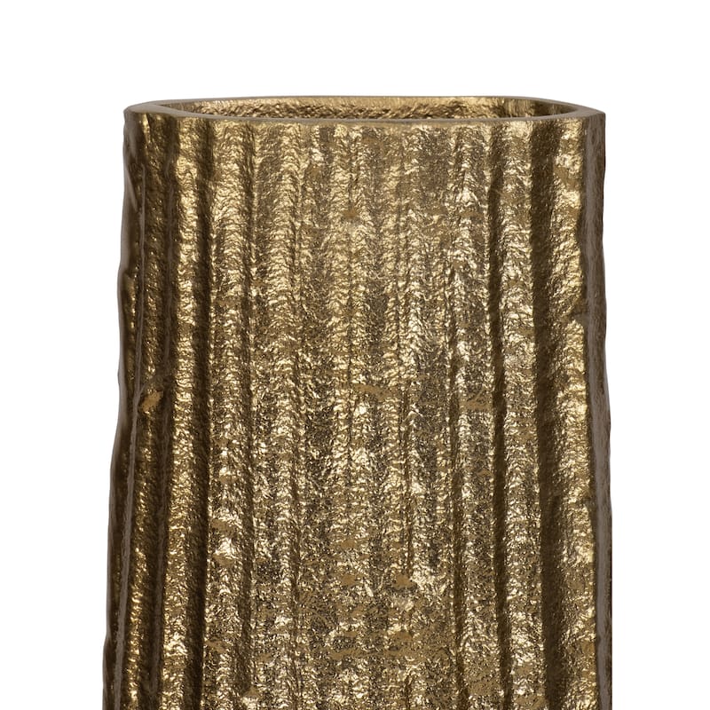 Decorative Vase with Textured Finish - Sculptural Vase for Home Decor