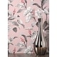 preview thumbnail 4 of 4, Brewster Meridian Parade Pink Tropical Leaves Wallpaper