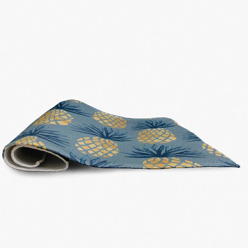 Pineapple Stripes Indoor/Outdoor Rug