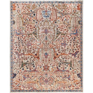 Small Serapi Rug Serapi One-of-a-Kind Hand-Knotted Area Rug - Gray - 8' 0