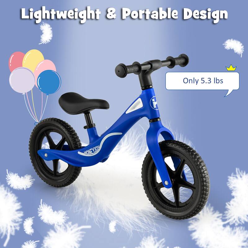 Gymax Kids Balance Bike Lightweight Toddler Bicycle with Rotatable