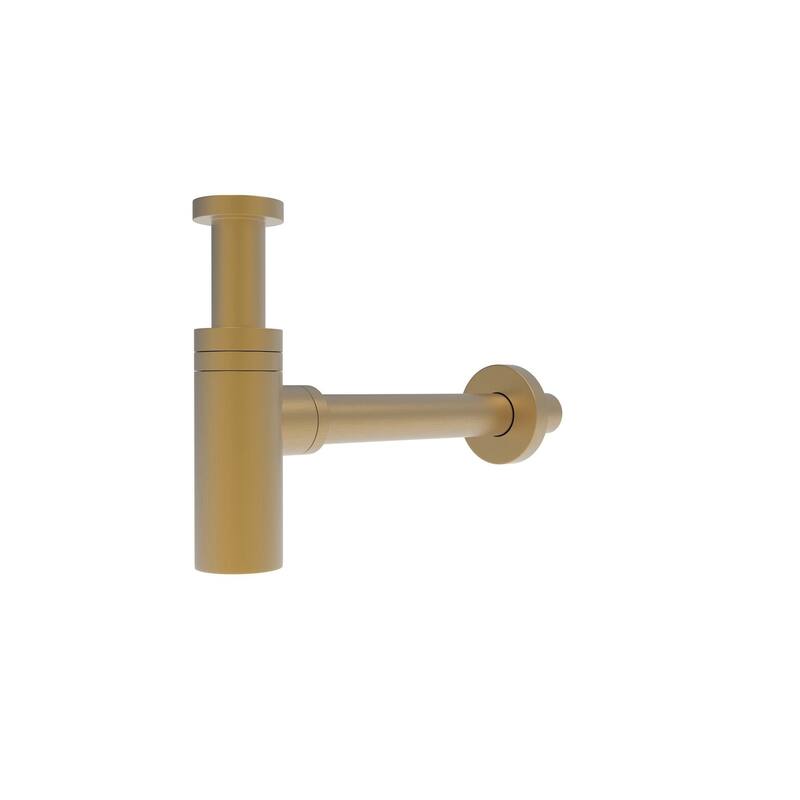 1.5" Round Bottle Adjustable Decorative P-Trap