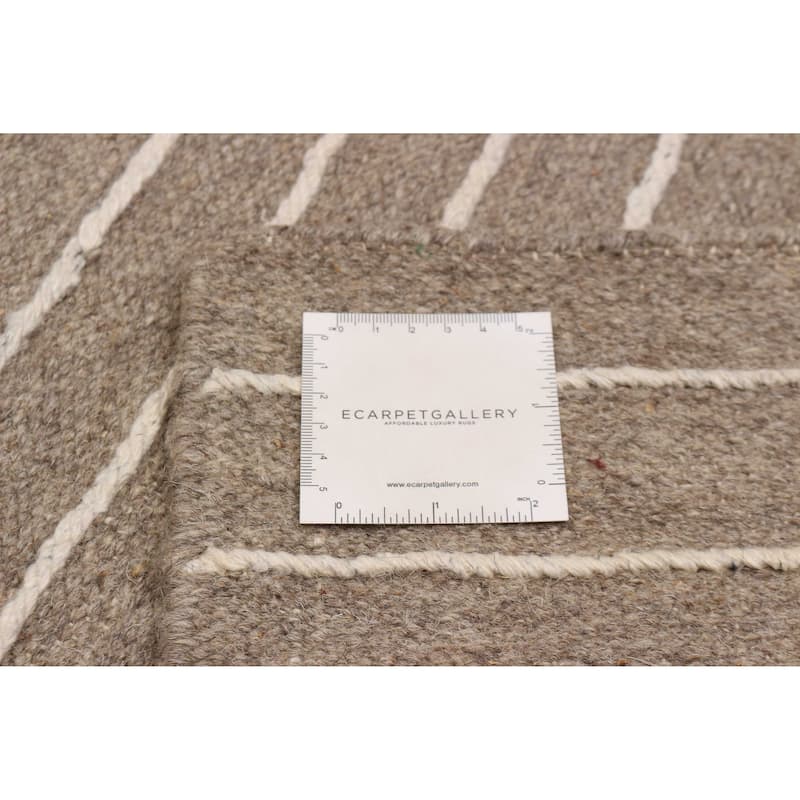 Boho Taupe Kilim 5'1" x 8'0" - 5'1 x 8'0
