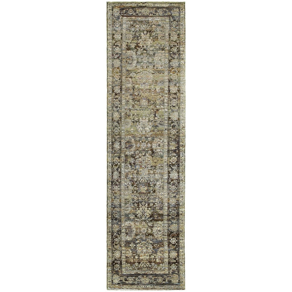 Style Haven Mohawk Faded Classic Border Area Rug