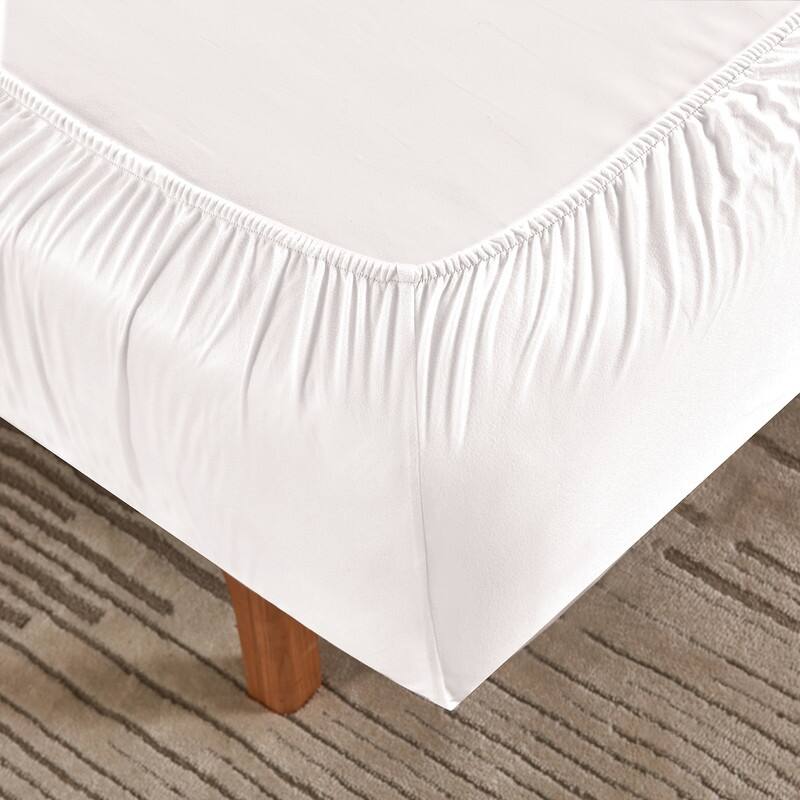 Wonderful Poly Jersey Knit Fitted Sheet 4 Piece