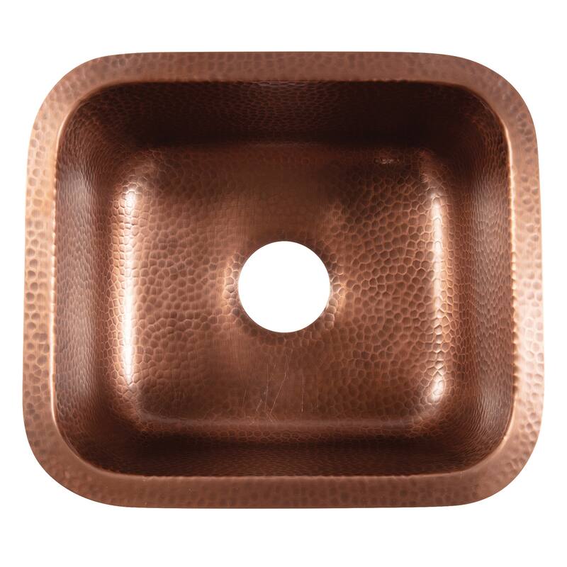Orwell Copper 17" Single Bowl Undermount Kitchen Sink