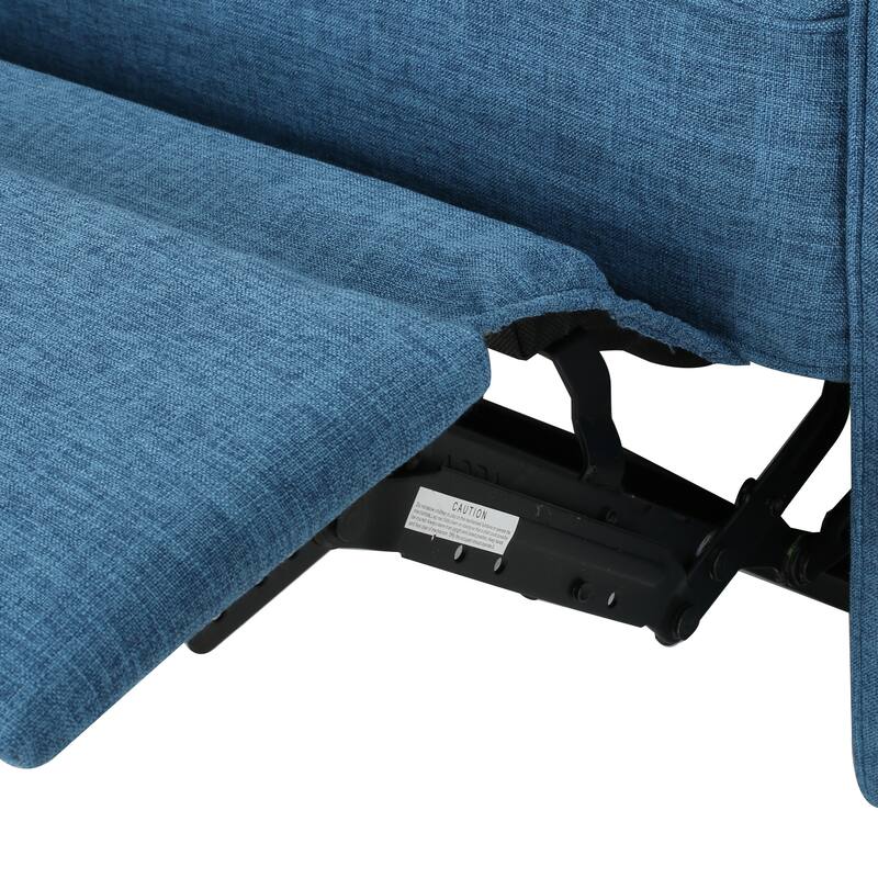 47"Wide Manual Recliner Chair for Adults, Single Reclining Sofa Chair Fabric Upholstered Living Room Chair Modern Club Chair