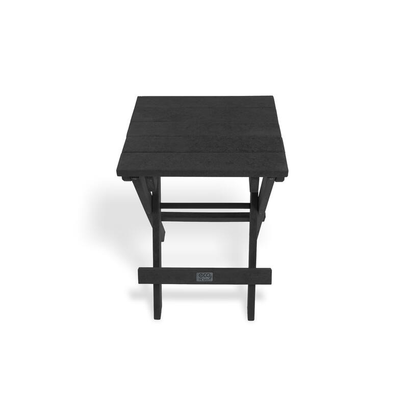 San Juan Fully Assembled All-Weather Recycled HDPE Outdoor Folding Bistro table