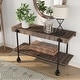 preview thumbnail 6 of 25, Hyssop Farmhouse 47-inch Metal 1-Shelf Console Table by Furniture of America
