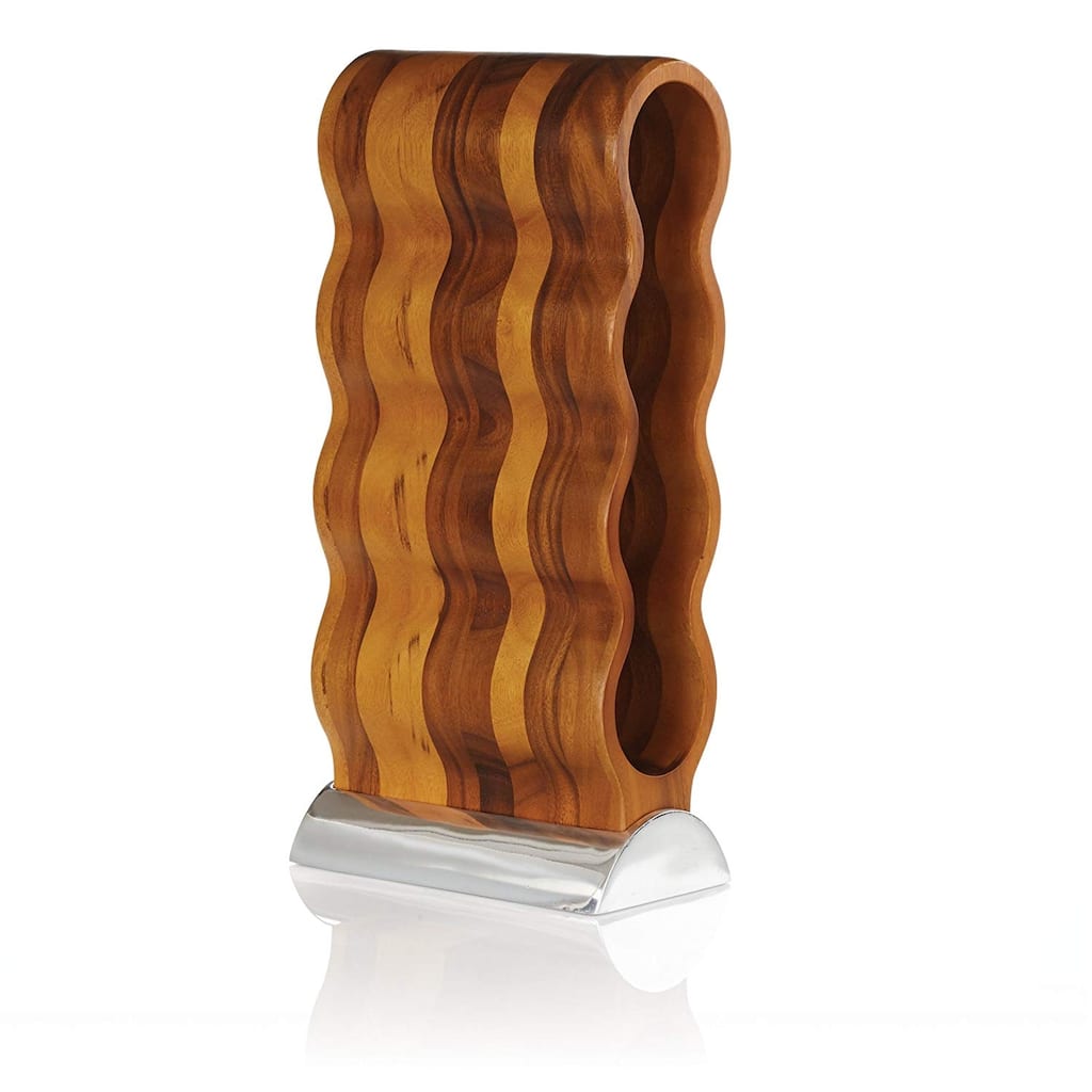 Nambe Curvo Wine Rack - 17.25” H