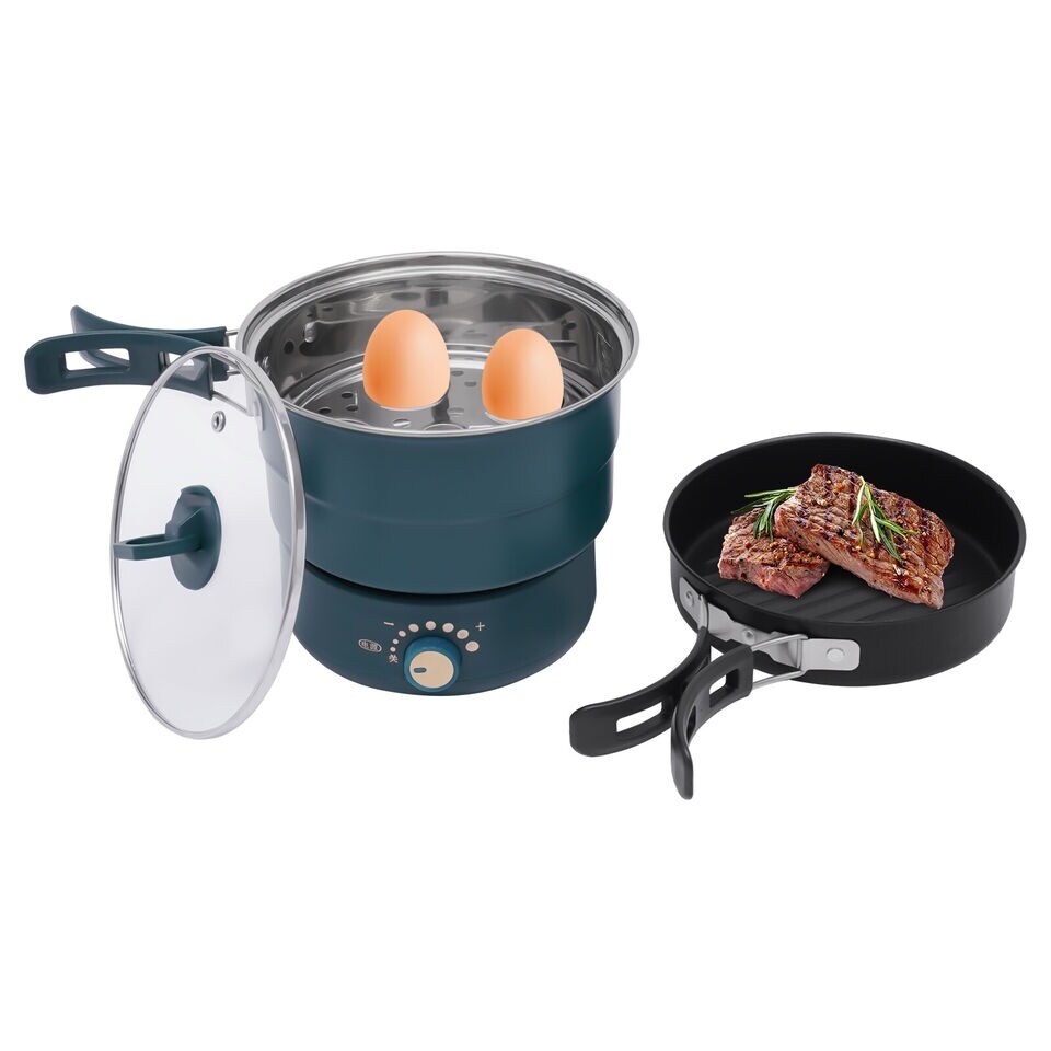 Portable electric pot cooker outlet