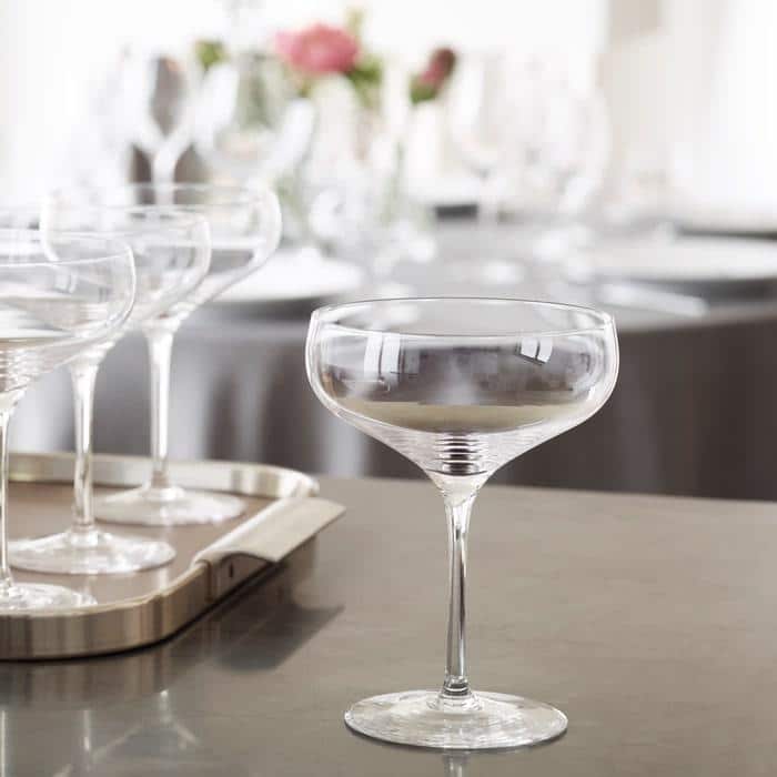 Holmegaard Cabernet Cocktail Glass, Clear, 6 pcs. - 9.8 oz