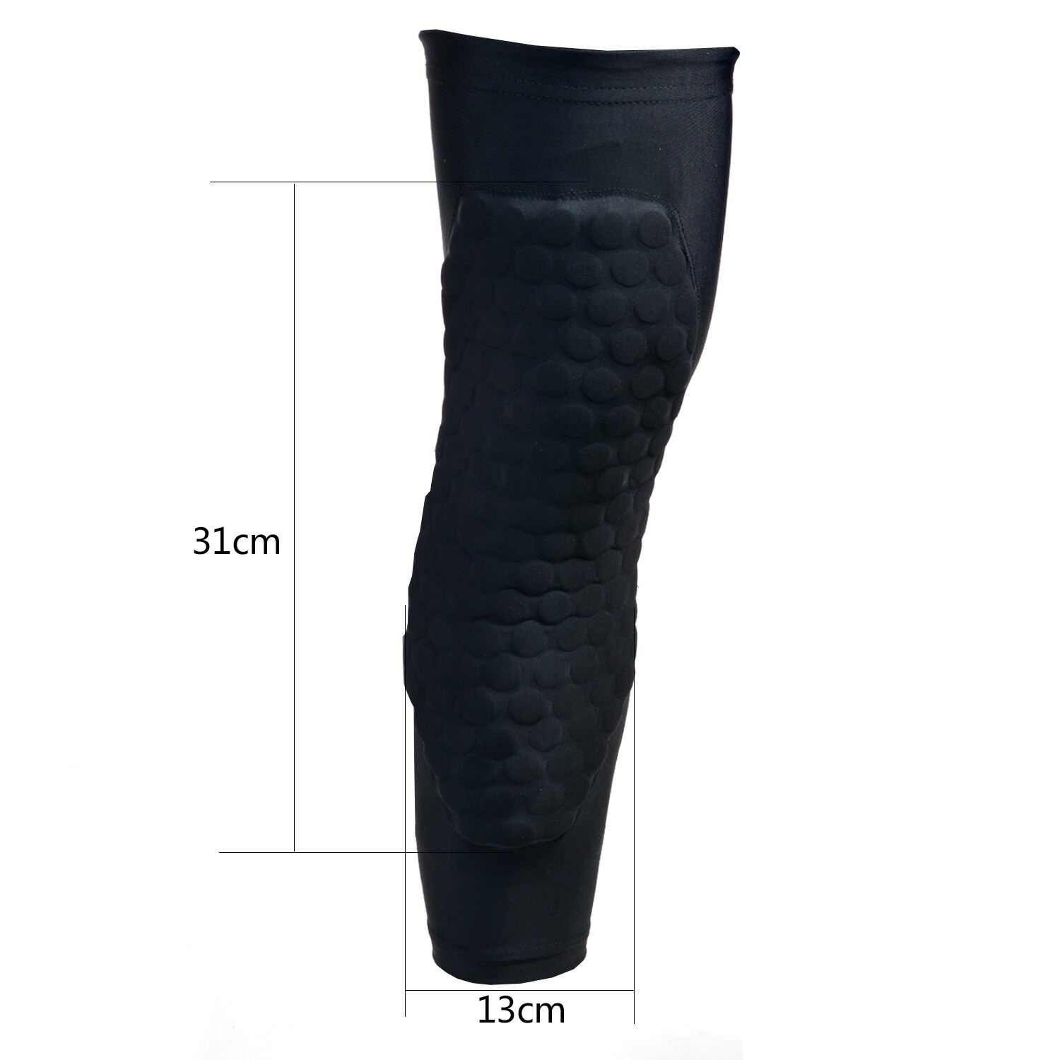 Shop Image 1pcs Size M Basketball Knee Pad Long Leg Sleeves