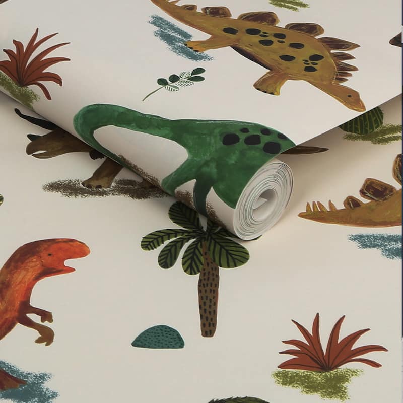 NEXT Prehistoric Dinosaur and Friends Natural Wallpaper