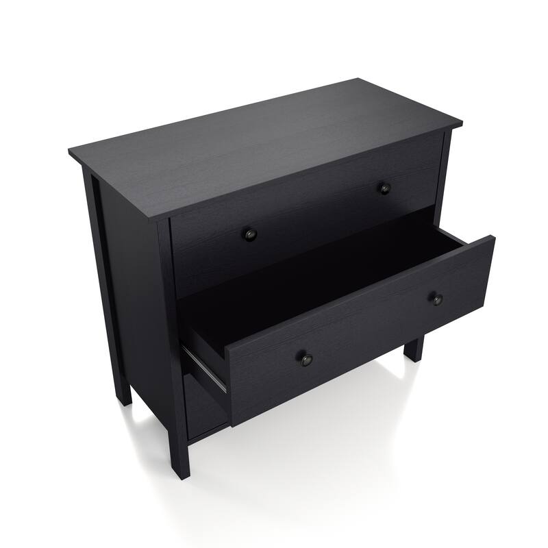 DH BASIC Transitional 34-inch Wide 3-Drawer Neutral Youth Dresser by Denhour