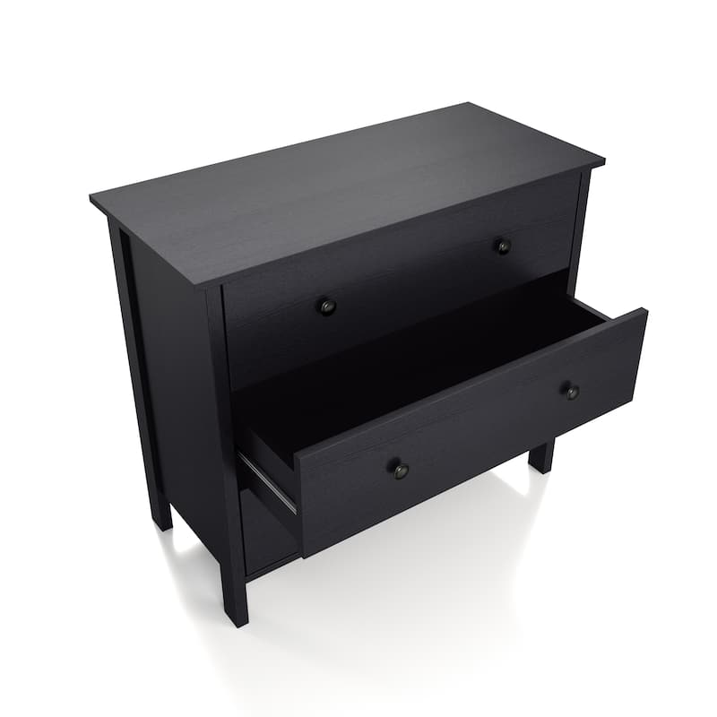 DH BASIC Transitional 34-inch Wide 3-Drawer Neutral Youth Dresser by Denhour