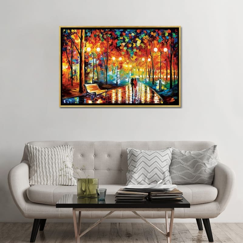 iCanvas "Rain's Rustle II" by Leonid Afremov Framed Canvas Print