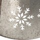 preview thumbnail 8 of 13, Glitzhome Christmas Metal Diecut Snowflake Tree Collar with Lights