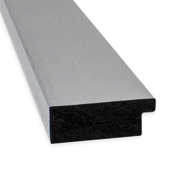 Beveled Wall Mirror - Brushed Nickel Frame