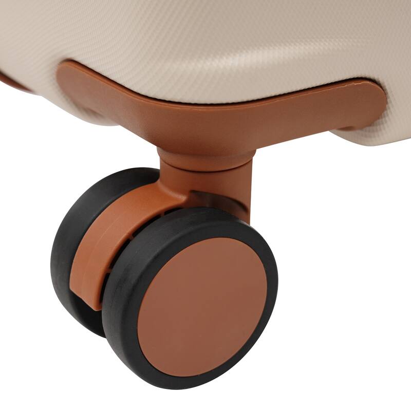 Luggage Sets 5 Piece with Front Opening, Hardside Expandable Carry On Suitcase Set with Double Spinner Wheel with USB Port