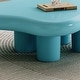 preview thumbnail 39 of 72, 48.5" Modern Cloud Shape 4 Legs Coffee Table