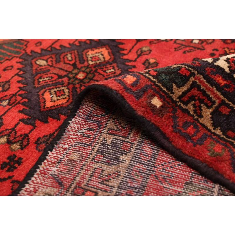 ECARPETGALLERY Hand-knotted Andelz Red Wool Rug - 3'3 x 6'0