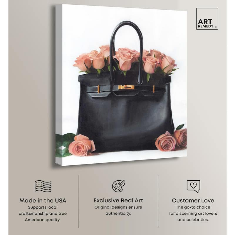 Doll Memories - Exclusif Roses Canvas by Art Remedy, Gallery Wrapped