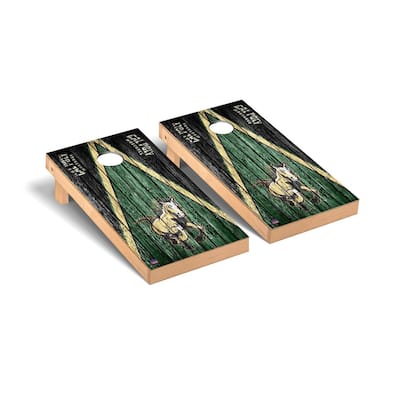 Cal Poly Mustangs Triangle Cornhole Board Set