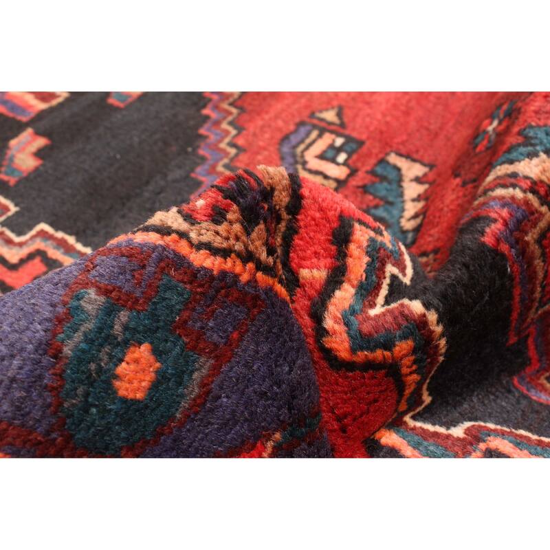 ECARPETGALLERY Hand-knotted Andelz Red Wool Rug - 4'5 x 7'1