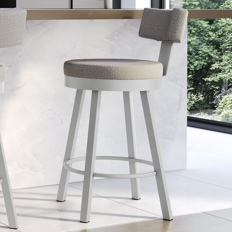 Amisco Morgan Swivel Counter and Bar Stool