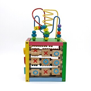 My First Learning Bead Maze Cube Activity Center by Kid&#39;s Destiny [並行輸入品] Play22 Activity Cube with Bead Maze - 5 in 1 Baby Activity