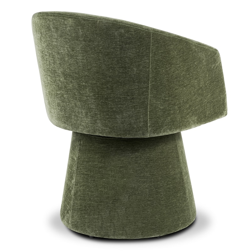 Poly and Bark Malone Swivel Dining Chair in Sagano Green