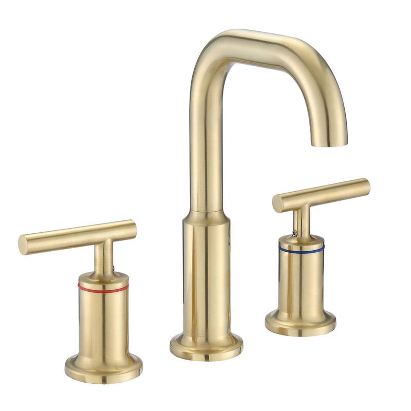 Modern 2 Handle Bathroom Sink Faucet with Foaming Device, Splash and Rust Proof, Anti Corrosion and Anti Leakage