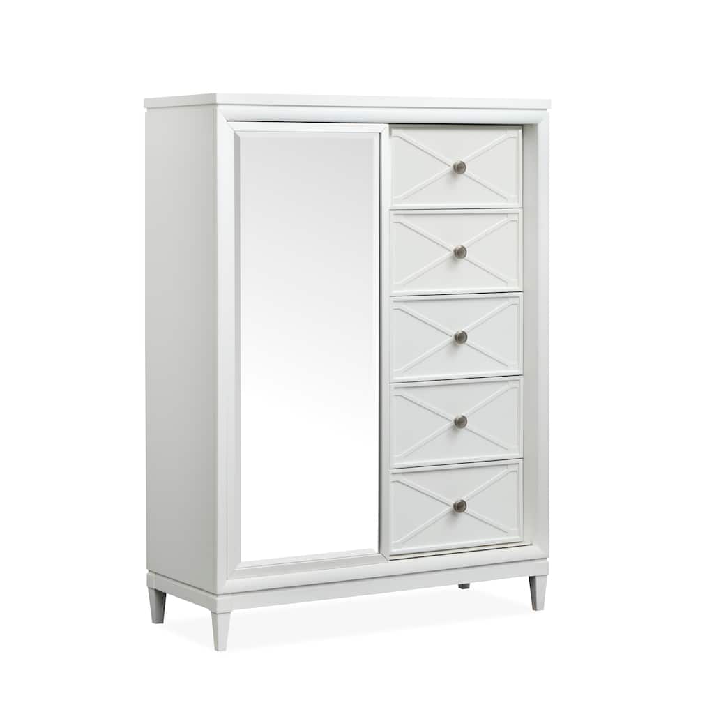 Magnussen Home Springhouse Whisper White Door Chest