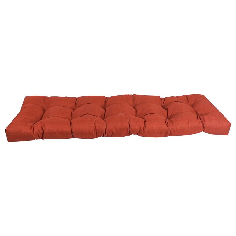 Tufted Indoor/Outdoor Bench Cushion (Multiple widths from 46 to 60 inch)