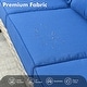 preview thumbnail 10 of 55, OVIOS 5-Piece Outdoor Wicker Swivel Chair Set With Solar-Powered Table