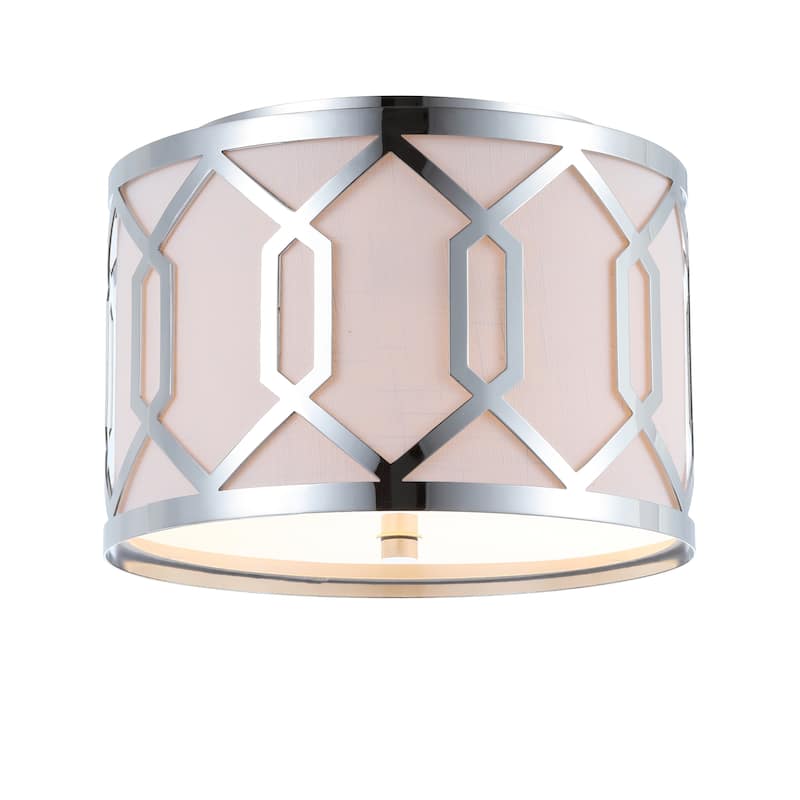Aria Metal LED Flush Mount, by JONATHAN Y