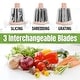 preview thumbnail 7 of 5, NutriSlicer Vegetable Slicer Cheese Grater Potato Slicer Salad Chopper with Suction Base